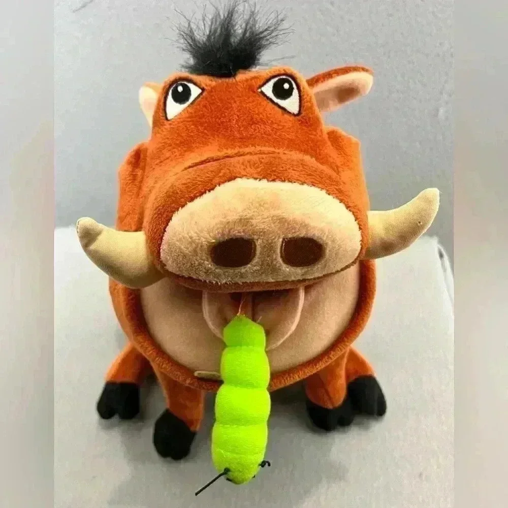 Disney Pumba Talking Eating Lion King Warthog Plush see video